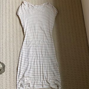Ella Moss cap sleeve striped dress